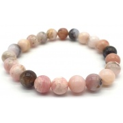 Bracelet Opale Rose - 8mm