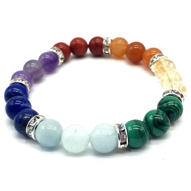 Bracelet 7 Chakras 8mm