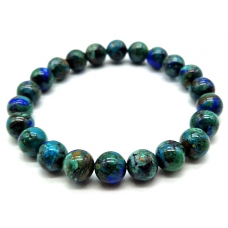 Bracelet Azurite AAA - 8mm - 