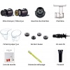 Accessoires livrés avec l'Extracteur de jus Hurom Chef GI - Noir