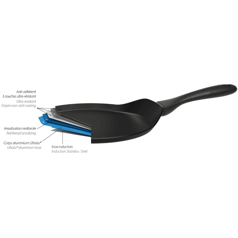 Crêpière anti-adhésive Cookway Cristel 28cm