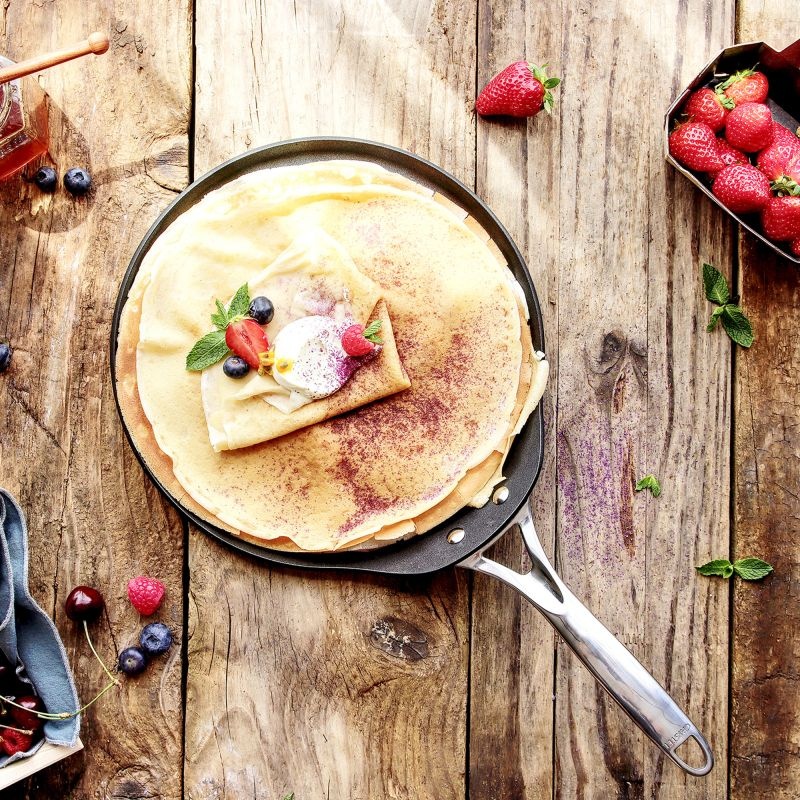 Crêpière anti-adhésive Castel'Pro 24cm Cristel