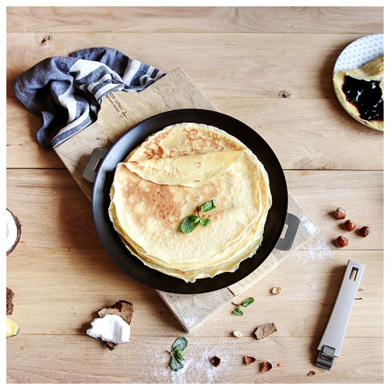 Crêpière anti-adhésive Mutine 26cm amovible Cristel