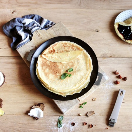 Crêpière anti-adhésive Mutine 26cm amovible Cristel