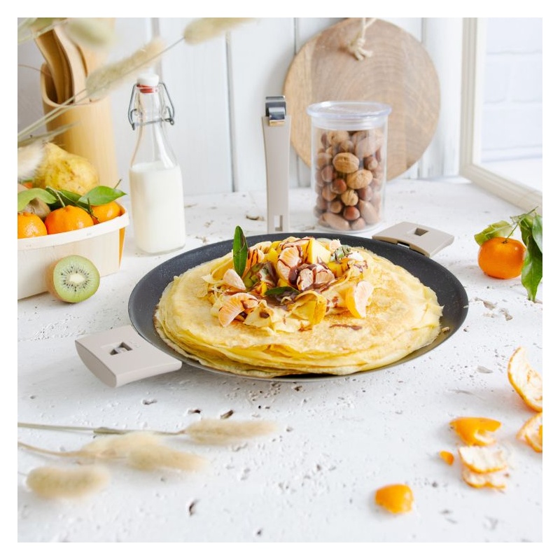 Crêpière anti-adhésive Mutine 26cm amovible Cristel