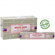 Encens Sauge Blanche 15g - Lot de 12 boîtes Satya