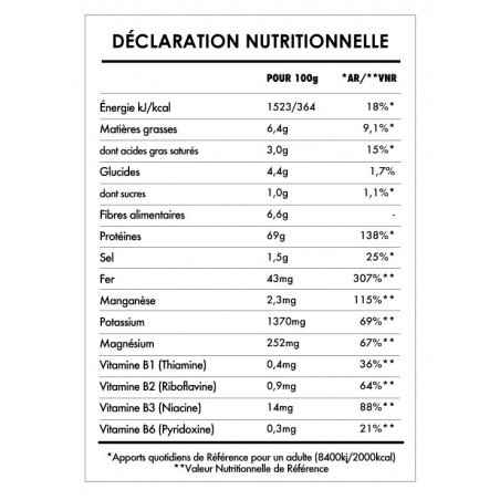 Apport nutritionnels de la spiruline en poudre