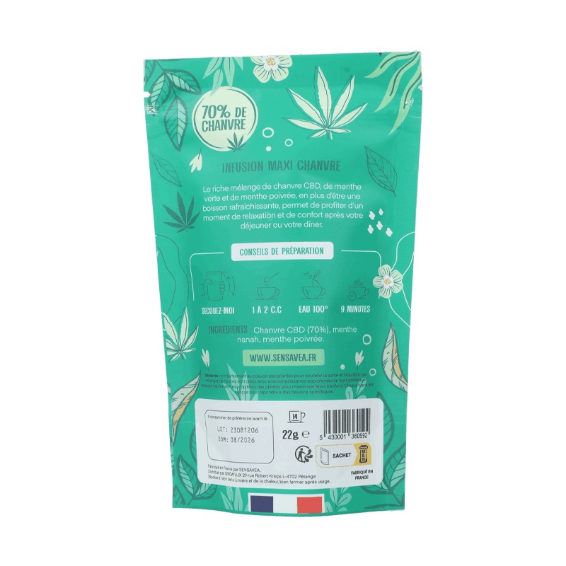Infusion Chanvre CBD Maxi Chanvre - 25 gr Sensavea