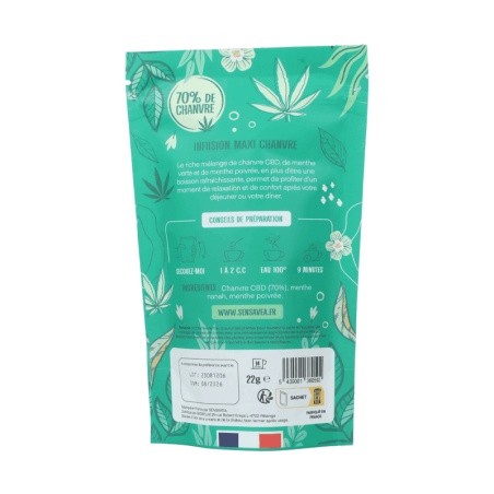 Infusion Chanvre CBD Maxi Chanvre - 25 gr Sensavea