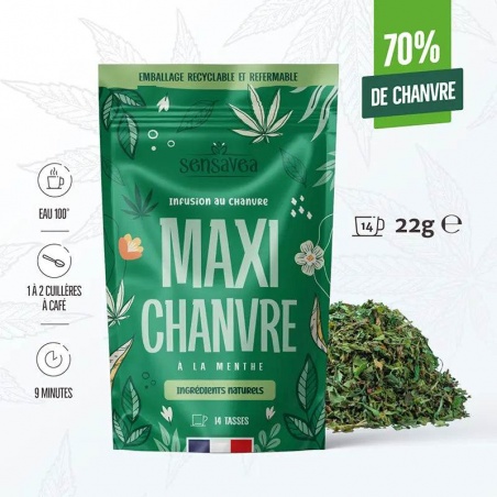 Infusion Chanvre CBD Maxi Chanvre - 25 gr Sensavea