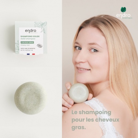 Shampoing solide Cheveux Gras Endro Cosmétiques