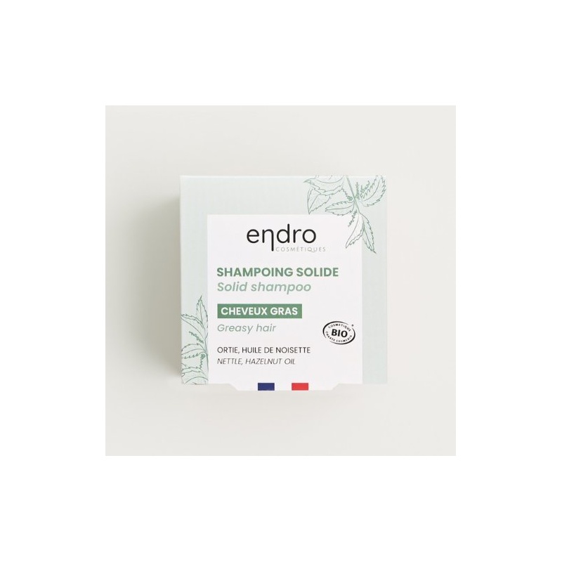 Shampoing solide Cheveux Gras Endro Cosmétiques