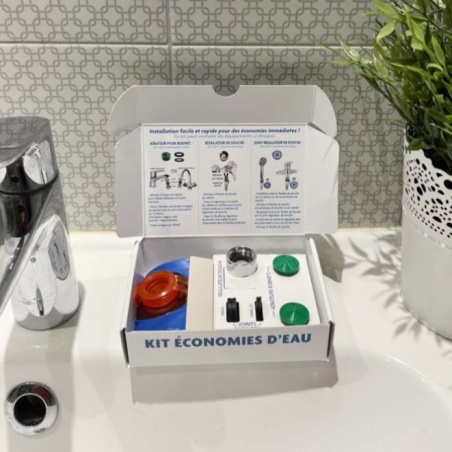 Kit économie d'eau - 2 robinets, 1 douche, 1 wc Nouvojour