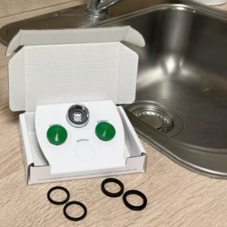 Kit économie d'eau - 2 robinets 1 douche Nouvojour