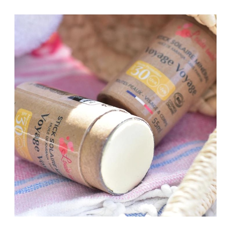Crème solaire minérale solide SPF30 - sans parfum Louise Émoi