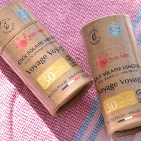 Crème solaire bio solide SPF30 - sans parfum Louise Émoi