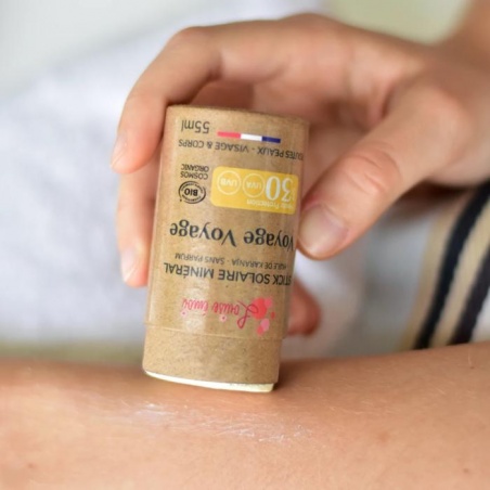Stick solaire minéral solide bio SPF30 Louise Émoi
