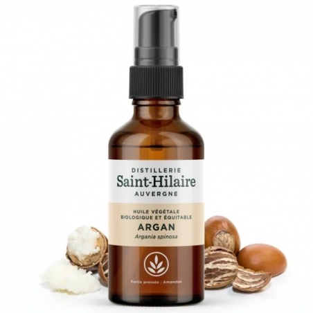 Huile végétale Argan Bio - 50 ml Distillerie Saint-Hilaire - Distillerie Saint-Hilaire