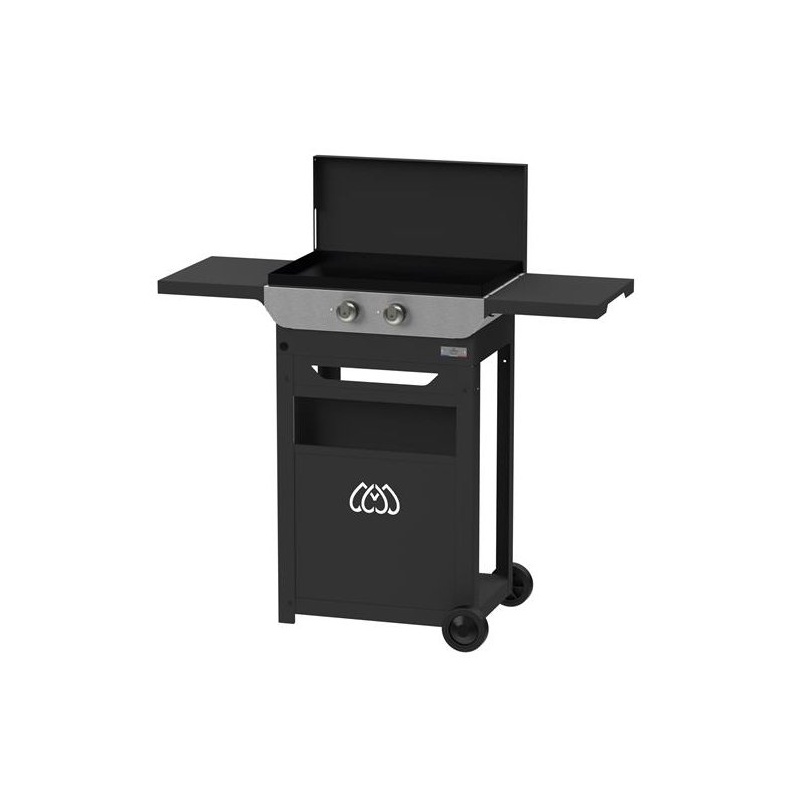 Plancha électrique Le Marquier Original 260 Duo Edition sur chariot