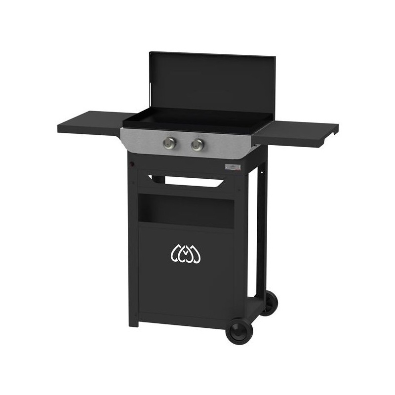 Plancha gaz LE MARQUIER Original 260 sur chariot