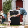 Plancha gaz Pure 260 noire Le Marquier