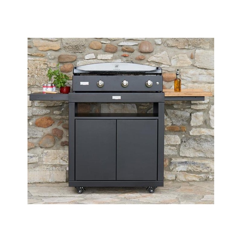 Plancha gaz Pure 375 - noire Le Marquier
