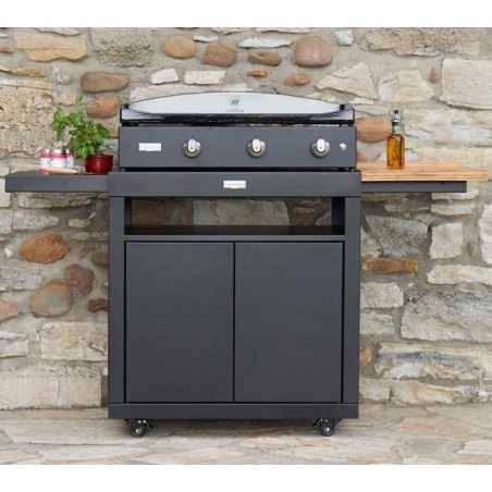 Plancha gaz Pure 375 - noire Le Marquier