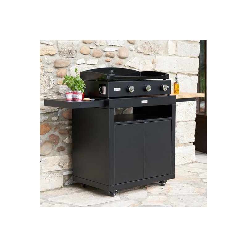 Plancha gaz Pure 375 - noire Le Marquier