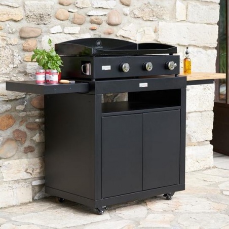 Plancha gaz Pure 375 - noire Le Marquier