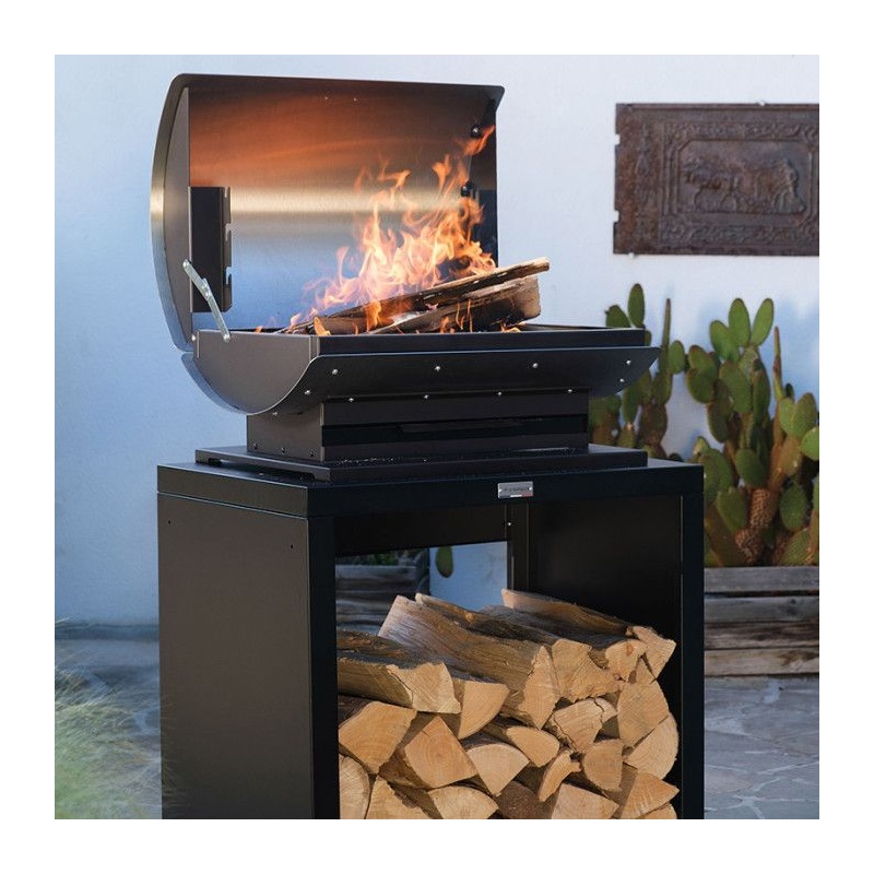 BBQ charbon de bois Le Marquier Le barbecue Français XL60 Duo