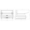 Dimensions Barbecue Montory 61x40 Le Marquier