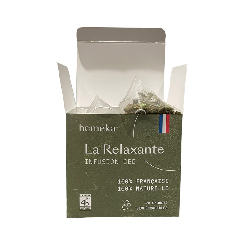 Infusion Chanvre CBD La Relaxante - 20 sachets Heméka