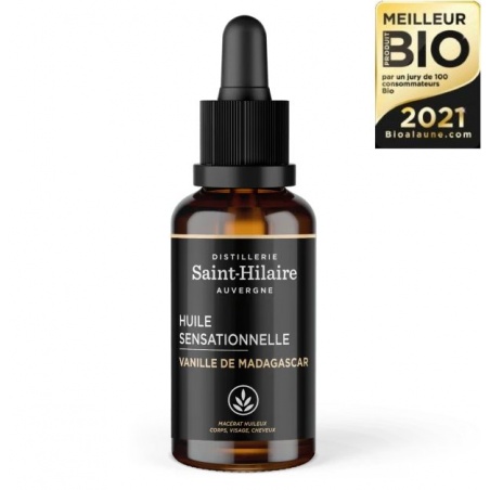 Huile sensationnelle - Vanille de Madagascar Bio Distillerie Saint-Hilaire - Distillerie Saint-Hilaire