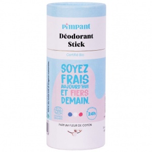 Déodorant en stick bio Fleur de Coton Pimpant