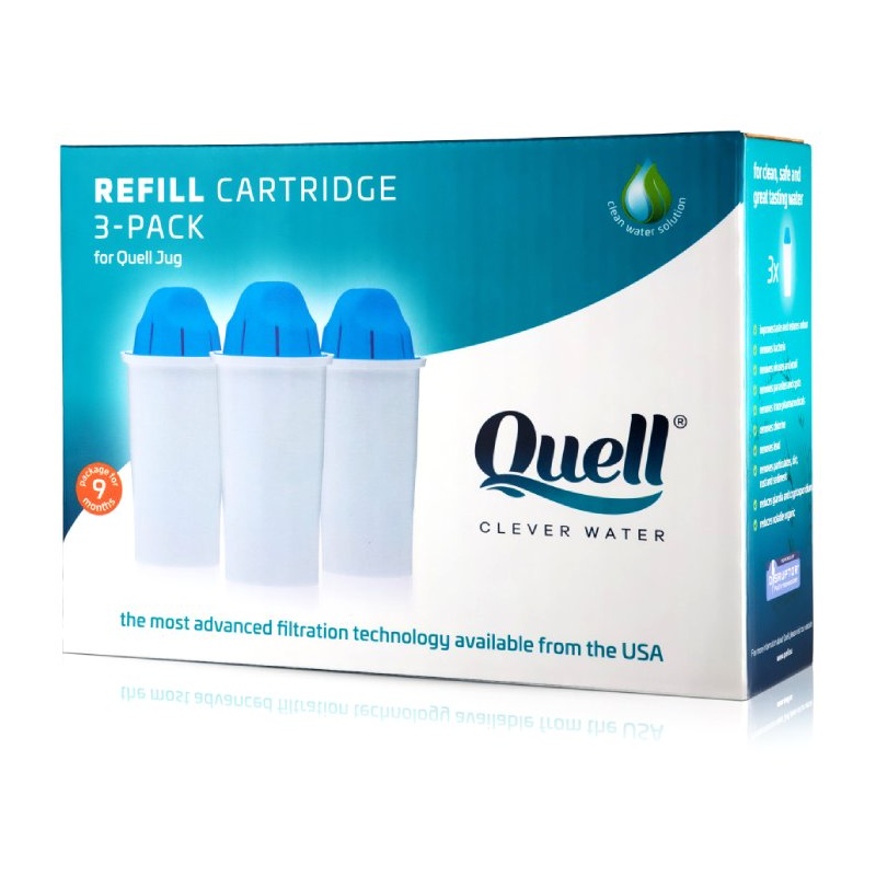 Lot de 3 filtres pour carafe de filtration Eiva QUELL