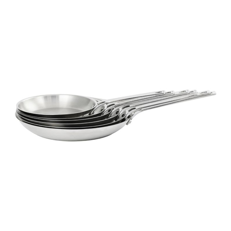 Poêles 1826 Cristel inox brossé