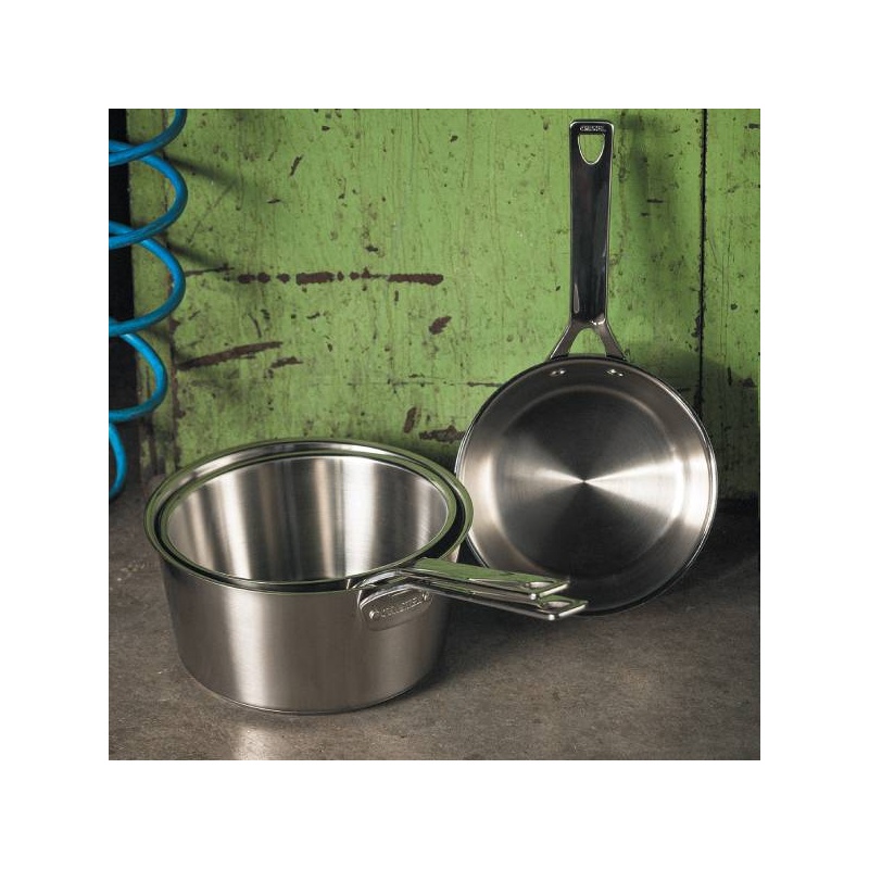 Casserole Cristel 1826 en inox brossé