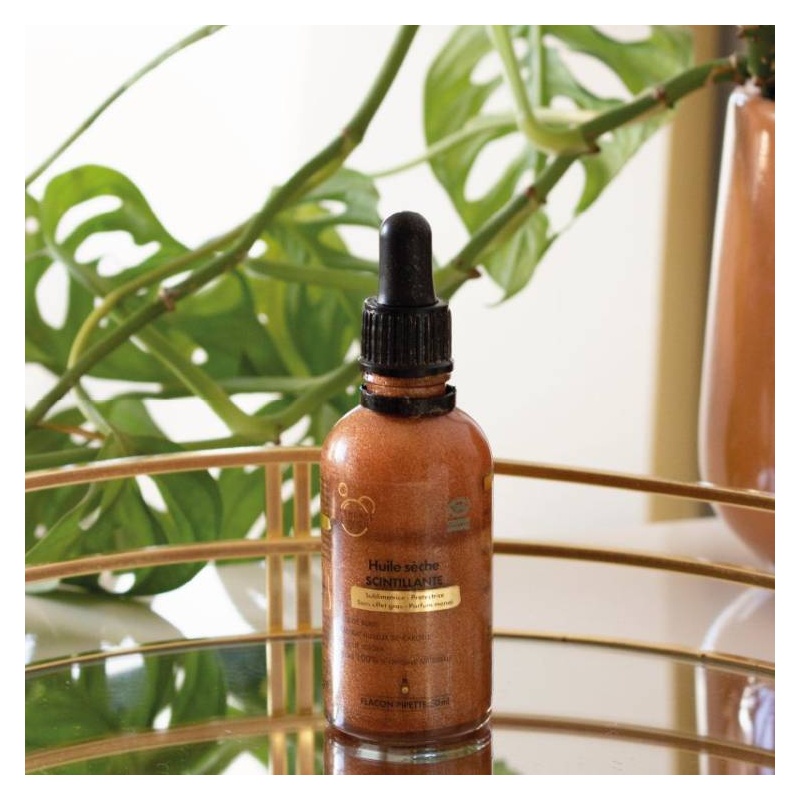 Huile sèche scintillante Clémence & Vivien