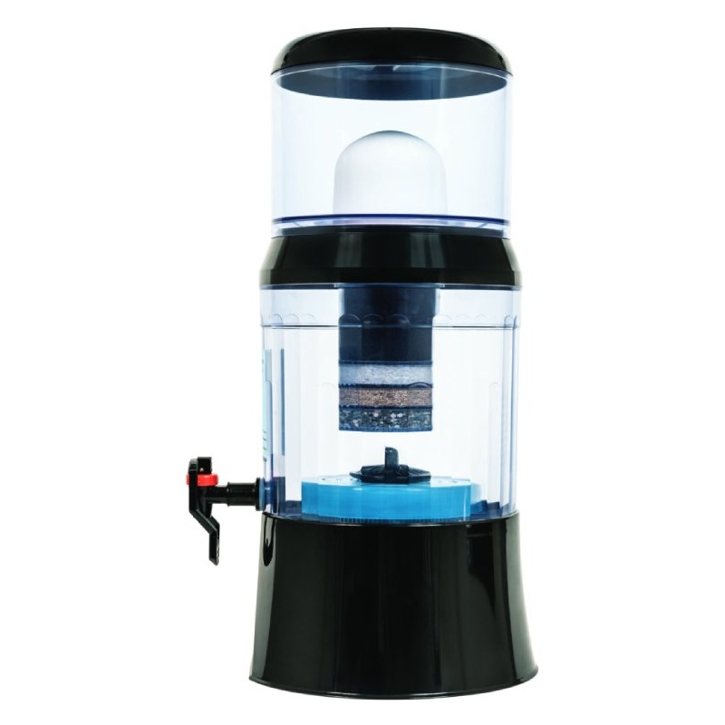 Fontaine filtrante EVA 7 L noire avec système magnétique