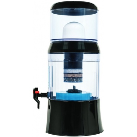 Fontaine filtrante EVA 7 L noire avec système magnétique