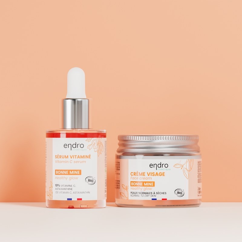 Duo Bonne Mine - Sérum vitaminé & Crème Bonne Mine Endro Cosmétiques