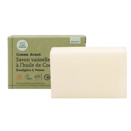 Savon vaisselle à l'huile de coco, Eucalyptus & Vetiver Comme Avant - Comme Avant