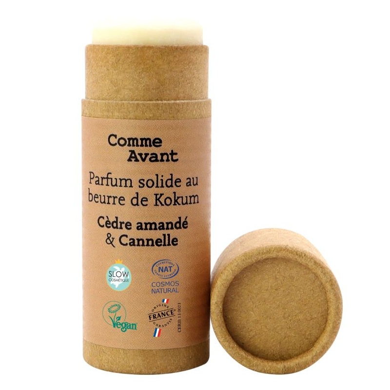 Parfum solide Cèdre amandé et Cannelle Comme Avant