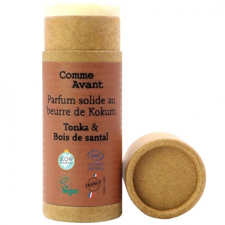 Parfum solide Tonka et Bois de Santal Comme Avant - Comme Avant