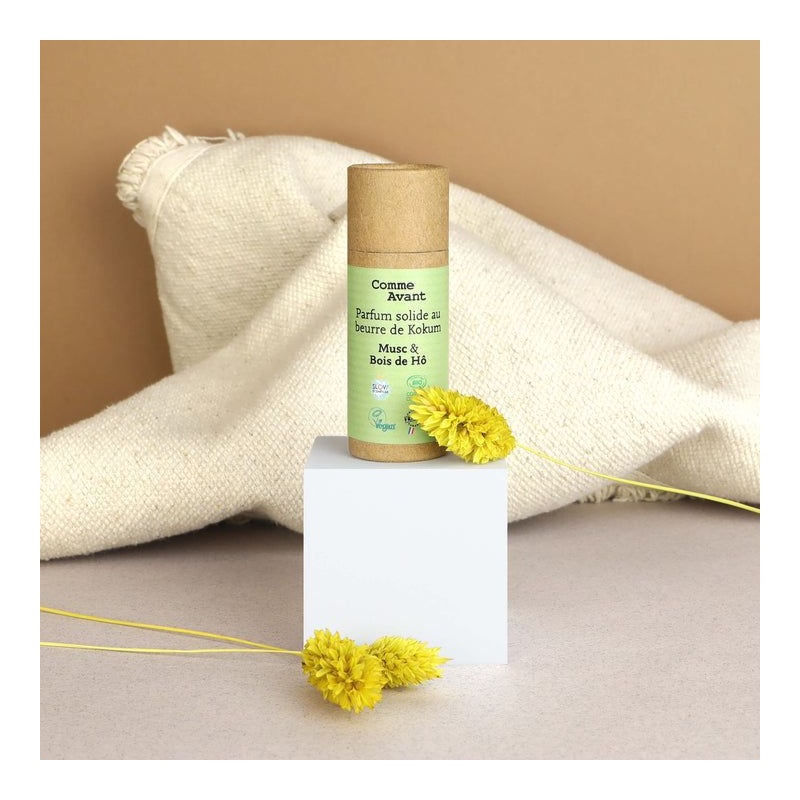 Parfum solide pour homme Musc et Bois de Hô Comme Avant