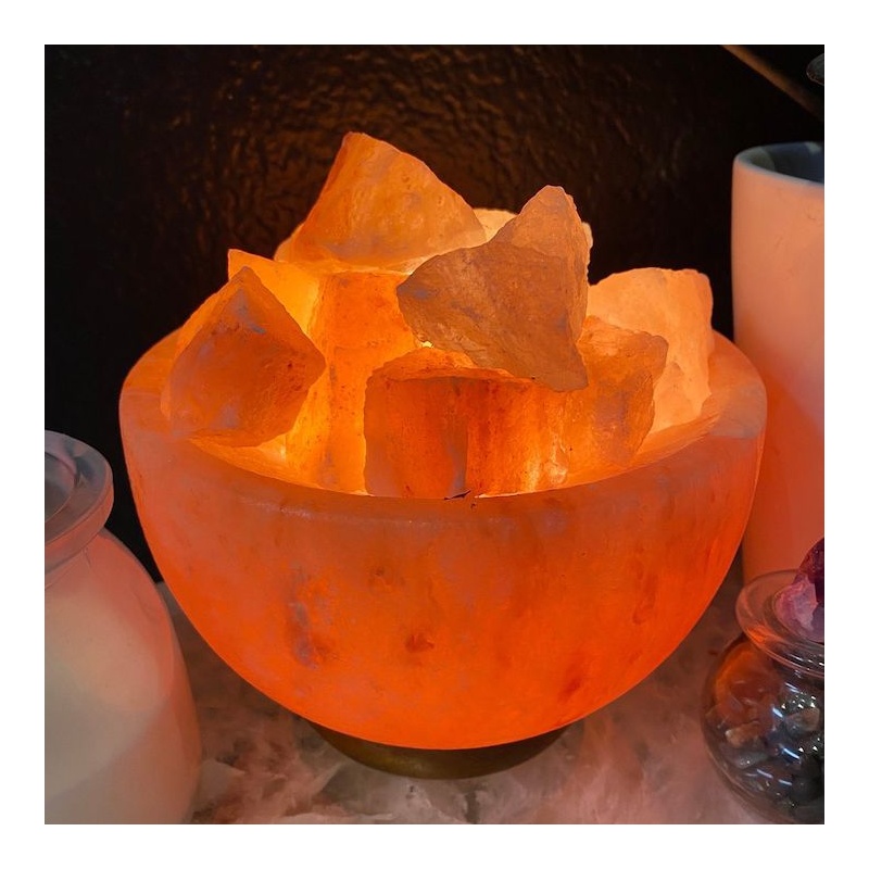 Lampe de Sel Bol de Cristaux Esoterra