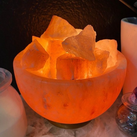 Lampe de Sel Bol de Cristaux Esoterra