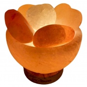 Lampe de Sel Bol et Cœurs Esoterra