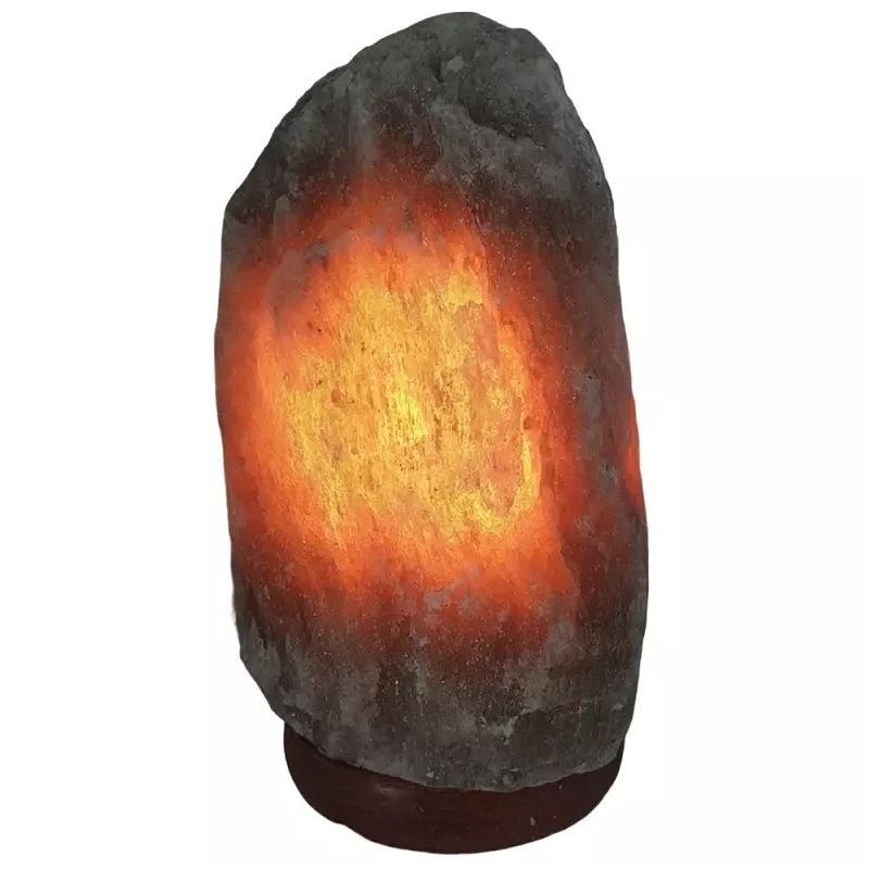 Lampe de Sel Himalaya grise brute