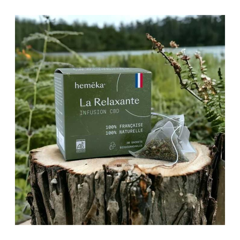 Infusion Chanvre CBD La Relaxante - 20 sachets Heméka